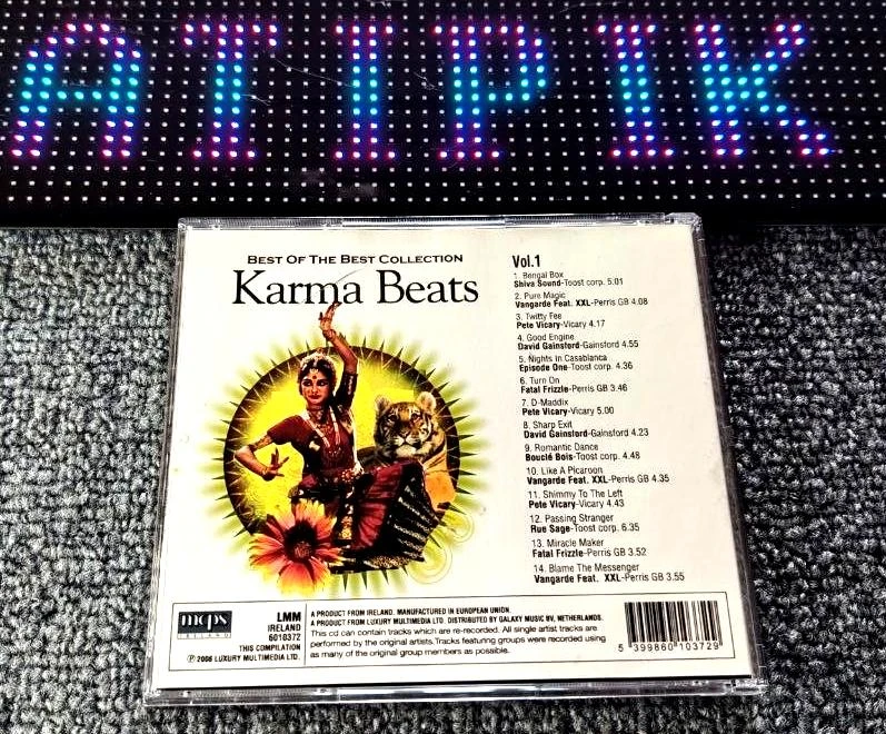✏ Rare CD Karma Beats Vol.1 -   Import Ireland Lounge Chill Out  – photo 2